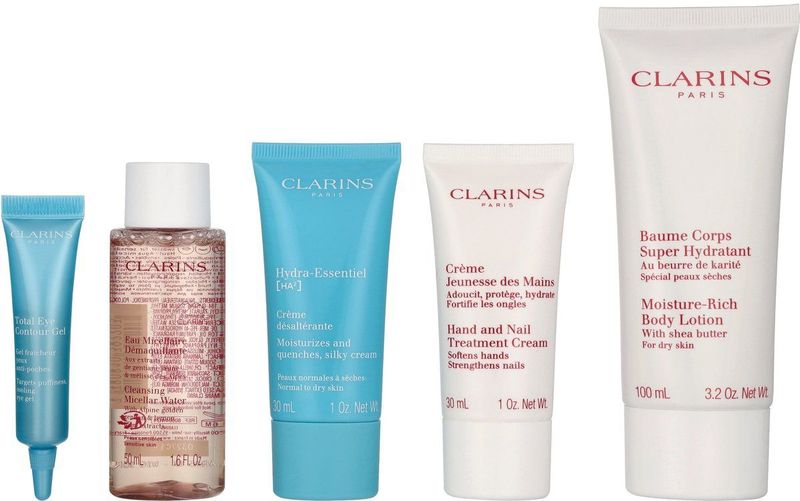Clarins - Head-To-Toe Moisturizing Essentials Set - 217 ml