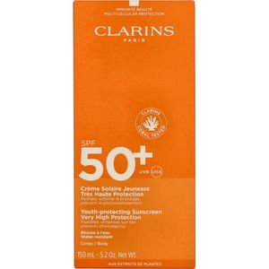 CLARINS Crème Solaire Jeunesse SPF 50+ - 150 ml - Zonnebescherming - Voor Huidtypes