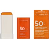 Clarins - Invisible Sun Care Stick - Zonnestick - 17gr - Transparante Textuur