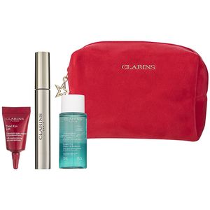 Clarins - Supra Volume Mascara Collection - Gift Set - 01 Intense Black - Oogcrème & Ooggel