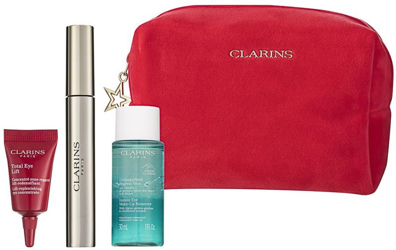 Clarins - Supra Volume Mascara Collection - Gift Set - 01 Intense Black - Oogcrème & Ooggel