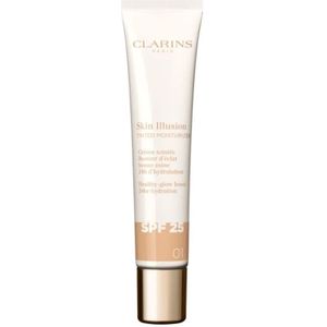 Clarins Skin Illusion Tinted Moisturizer Getinte Crème SPF 25 Tint 01 40 ml