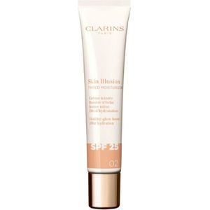 Clarins - Skin Illusion Tinted Moisturizer - BB Cream & CC Cream - 40 ml - Kleur 02