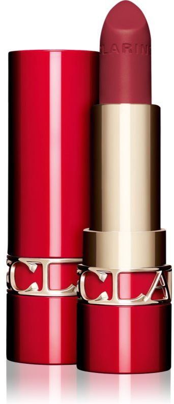 Clarins - Joli Rouge Velvet Lippenstift - Grenadine - Romige Textuur - Matte Finish