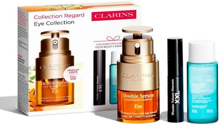 Clarins - Double Serum Eye Collection - Oogserum Set - 20 ml - 3 ml - 30 ml