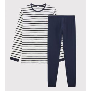 Petit Bateau - Gestreepte Pyjama - Blauw - Katoen