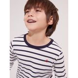 PETIT BATEAU - Gestreepte Pyjama - Ecru - Katoen - 2-delig