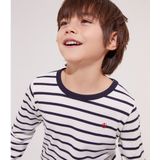 PETIT BATEAU - Gestreepte Pyjama - Ecru - Katoen - 2-delig