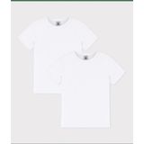 Petit Bateau - Set van 2 Onderhemdjes - Wit - Katoen