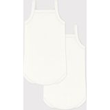 Petit Bateau - Rompertje - Wit - Katoen - Set van 2