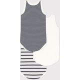 Petit Bateau - Rompertje - Multi - Katoen - Set van 3