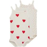 Petit Bateau - Rompertje - Wit - Katoen - Set van 3