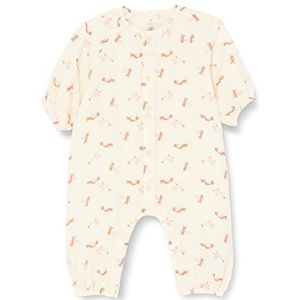 Petit Bateau A050T Baby-jumpsuit voor meisjes, AVALANCHE/MULTICO, 3 Maanden