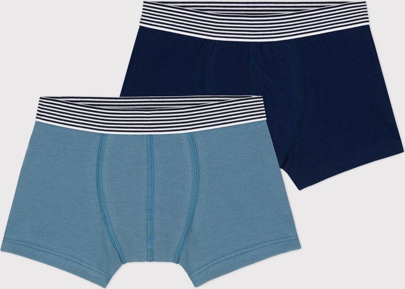 Petit Bateau - Boxershorts - Stretchkatoen - Set van 2 - Biologisch Katoen
