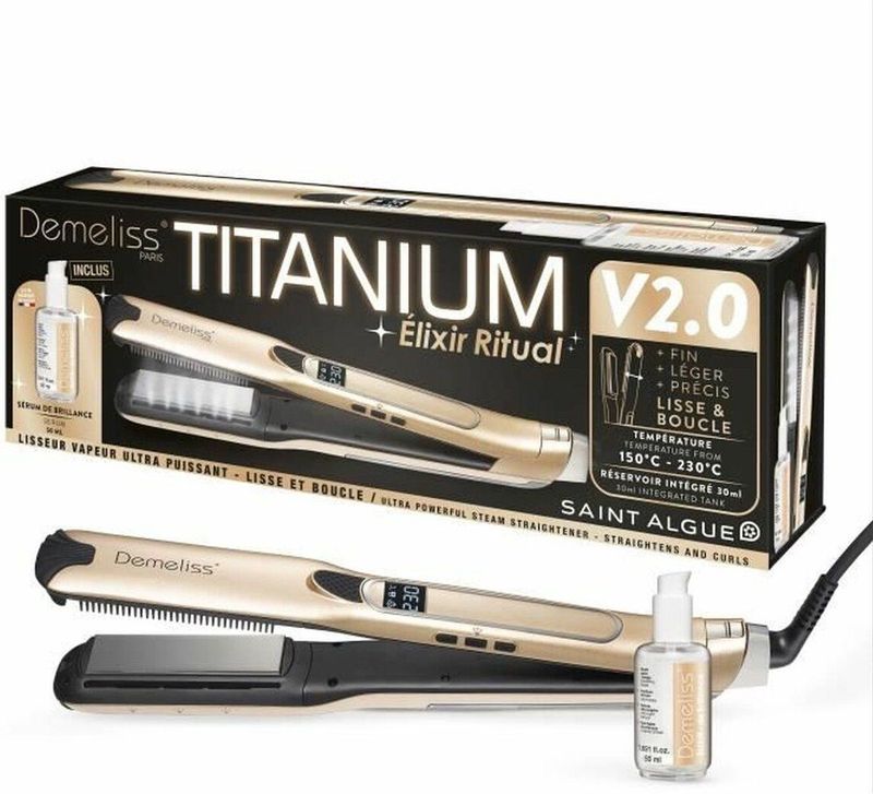 TITANIUM V2 ELIXIR RITUAL DEMELISS stoomrichterbox - 5 temperatuurniveaus - Tank van 30 ml - Tot 230°c