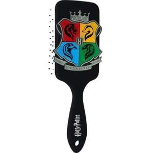 Harry Potter haarborstel met 3D-applicatie Hedwig in siliconen zwart