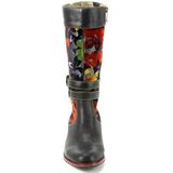 Laura Vita - Alice 80 - Kuitlaarzen - Nero - Leer