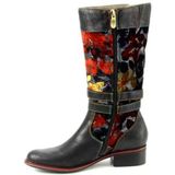 Laura Vita - Alice 80 - Kuitlaarzen - Nero - Leer