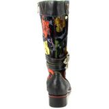 Laura Vita - Alice 80 - Kuitlaarzen - Nero - Leer