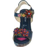 Laura Vita NELLAO 05 Jeans dames sandalen gekleed maat 40 blauw