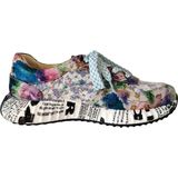 Dames Veterschoenen Laura Vita Burton 05 Jeans Jeansblauw