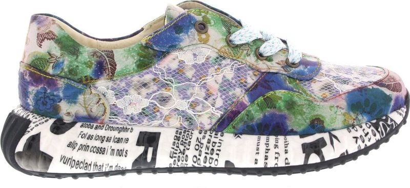 Dames Veterschoenen Laura Vita Burton 05 Jeans Jeansblauw