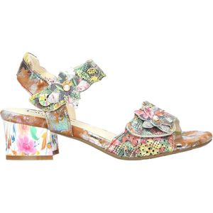 Laura Vita Sandaal Hucbio 05 Camel Bruin Multi