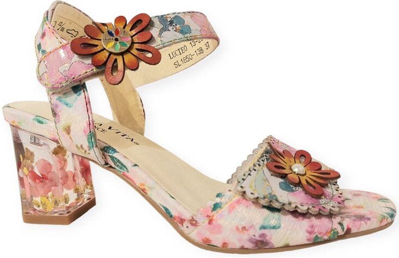 Laura Vita Sandaal Lucieo S50-13B Ceris Roze Multi