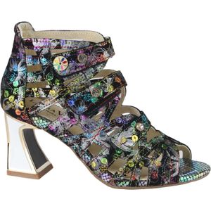 Laura Vita JACBO 01 Charbon dames sandalen gekleed overig