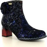 Laura Vita - Gaclao 21 - Enkellaarzen - Marine - Leer