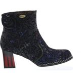 Laura Vita - Gaclao 21 - Enkellaarzen - Marine - Leer