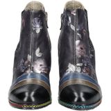 Laura Vita - Enkellaarsjes - Gemengde Kleuren - Bloemenprint - Hoge Hak