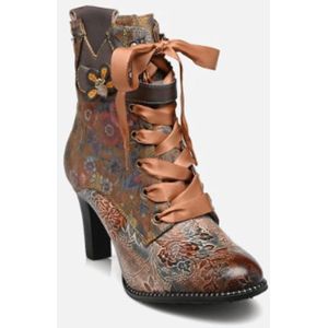 Laura Vita Dames Enkellaars Alcbaneo 141 Gris MULTICOLOR
