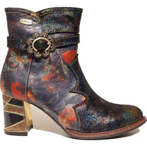 Laura Vita Marbreo Dames Enkellaarjes - Blauw