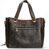 Enkellaarsjes - Zwart - Leer - Ritssluiting - Blokhak