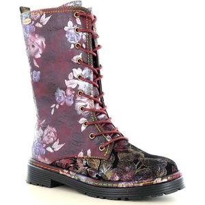Laura Vita - INCASO 18 - Veterschoenen - Wine - Leer