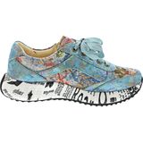 Laura Vita - BURTON 1123 - Sneakers - Bleu - Leer