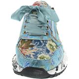 Laura Vita - BURTON 1123 - Sneakers - Bleu - Leer