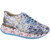 Laura Vita - Limited Sneaker Delphine 047 - Multicolor - Leer/Textiel