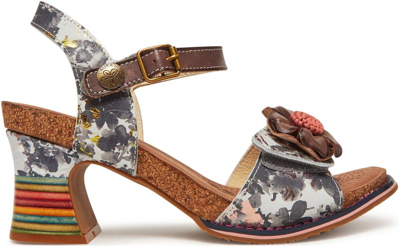 Laura Vita - Decbyo 22 - Sandalen - Grijs - Imitatieleer - Rubber