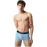 Lacoste - 5H3389 - Boxershort - Vaporous/Overview-Silver - Set van 3, 95% Katoen, 5% Elastaan