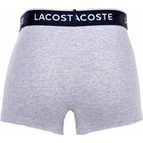 Lacoste - 5H3389 - Boxershort - Vaporous/Overview-Silver - Set van 3, 95% Katoen, 5% Elastaan