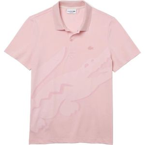 Lacoste, Heren, Tops, Roze, Maat: L Katoen,
