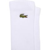 Lacoste Sokken X3 Crew Logo - Wit - 3 Stuks
