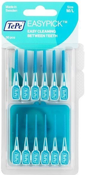 Tepe Easypick Ragers M/L - Turquoise - 3x36 stuks