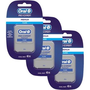 Oral-B Pro-Expert Premium Flosdraad - 3 x 40 m - Voordeelverpakking