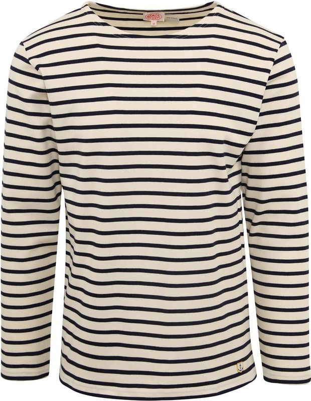 Armor-Lux - Trui - Zwart Ecru - Heren - Regular-Fit