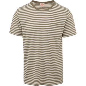 Armor-Lux - T-Shirt Linnen - Groen - Print T-shirts