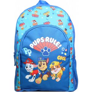 Paw Patrol jongens rugzak blauw 27x11x37