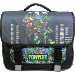 Ninja Turtles schooltas rugzak zwart 38x13x34